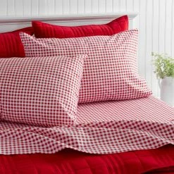 Best Pirce ???? Martha Stewart Collection 300 Thread Count Gingham Check Percale Sheet Set ✨ -Ella Jayne shop unnamed file 804
