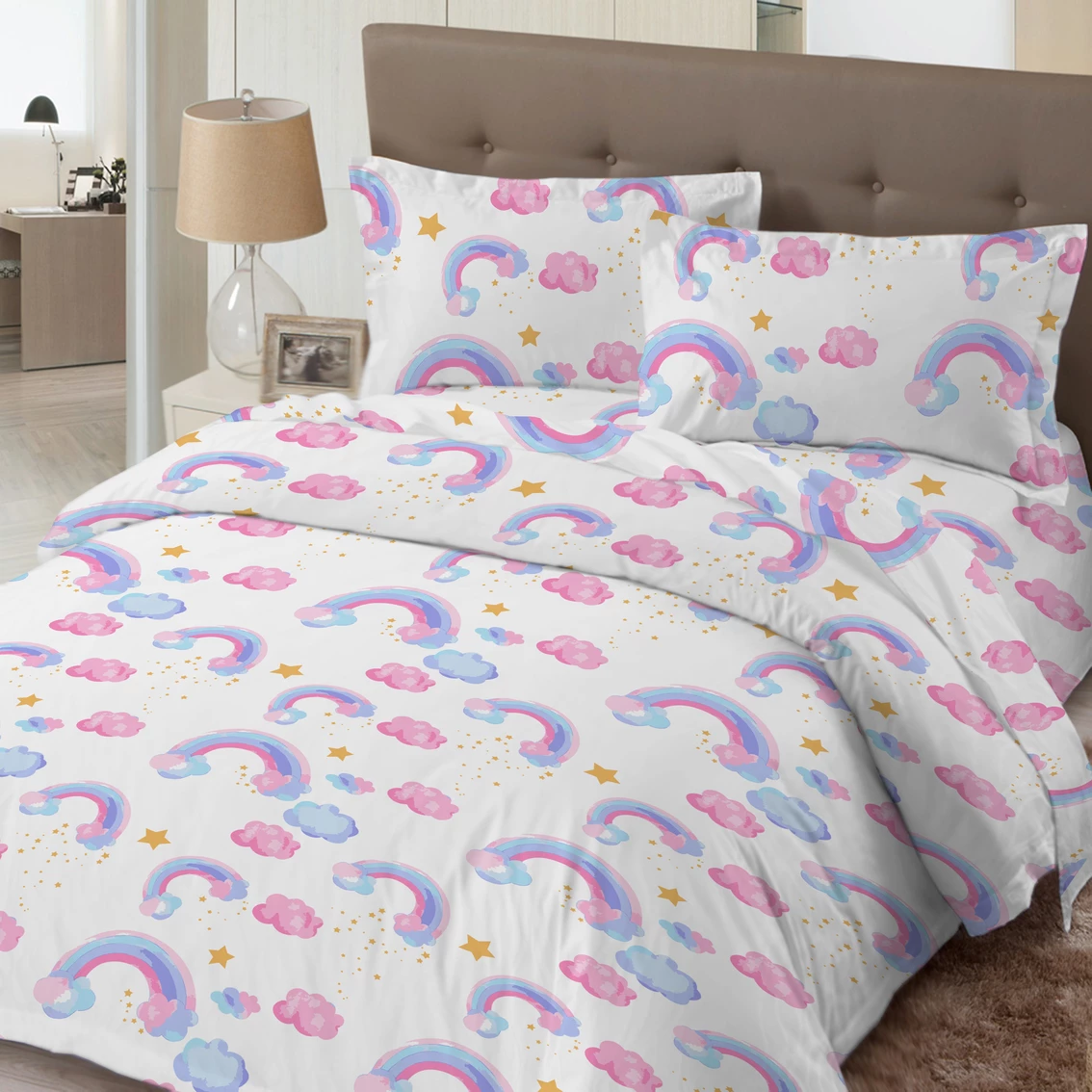 Promo ⌛ Simply Perfect Microfiber Sheet Set Cloud ✨ 3 Promo ⌛ Simply Perfect Microfiber Sheet Set Cloud ✨