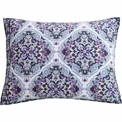 Best Sale ⌛ Vera Bradley Regal Rosette Purple Standard Sham ❤️