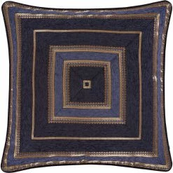 Top 10 ???? Five Queens Court Woodstock Indigo Euro Sham ⌛