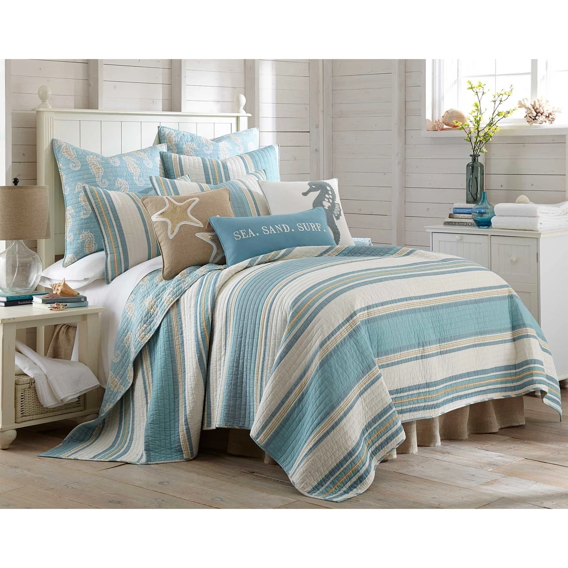 Best deal ???? Levtex Home Blue Maui Euro Sham Set Of 2 ???? 4 Best deal ???? Levtex Home Blue Maui Euro Sham Set Of 2 ???? - Image 2