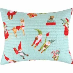 Flash Sale ???? Levtex Home Merry And Bright Gnome For The Holidays King Sham ⭐