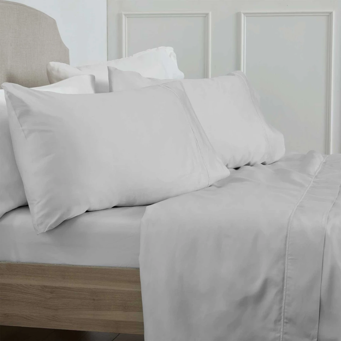 Promo ⭐ Nile Delta 400 Thread Count Egyptian Cotton Sheet Set ✔️ 6 Promo ⭐ Nile Delta 400 Thread Count Egyptian Cotton Sheet Set ✔️ - Image 4