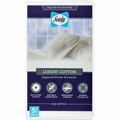 Budget ???? Sealy Luxury Cotton Pillow Protector ????