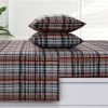 New ⌛ Azores Brentwood Plaid 170-GSM Flannel Extra Deep Pocket Sheet Set ???? -Ella Jayne shop unnamed file 899