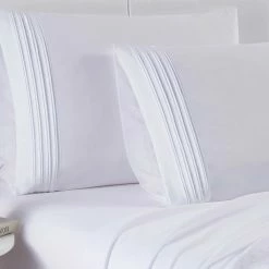 Cheap ???? Spirit Linen Home Solid Pleated Sheet Set (3 Pc. Or 4 Pc.) ????