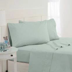 Best reviews of ???? Southern Tide Cotton Twill Standard Seafoam Green Pillowcase Pair ⌛