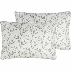 Flash Sale ✨ Harper Lane Grove Leaf Taupe Pillowcase Pair ????