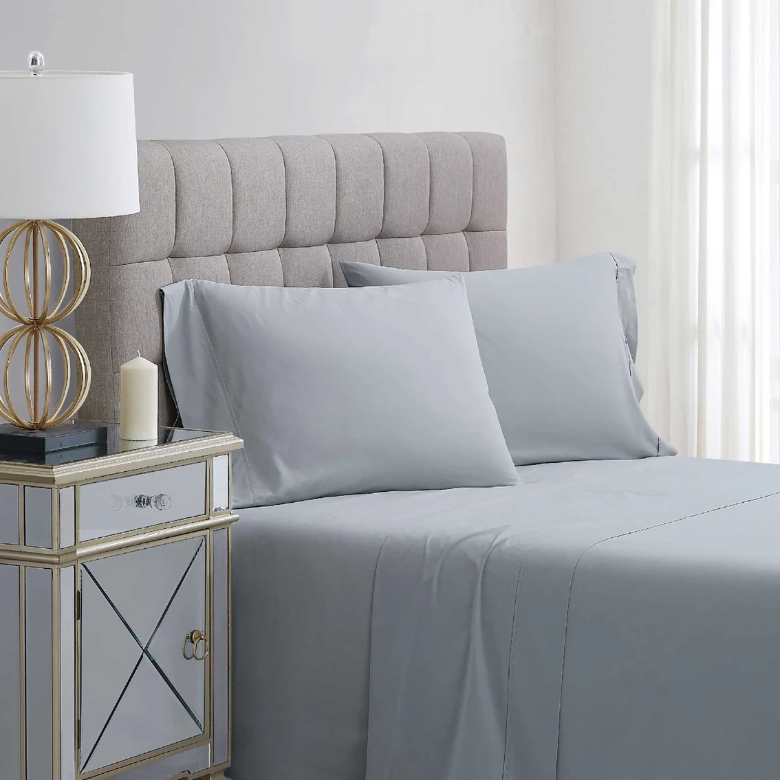 Best deal ???? Charisma 400 Thread Count Percale Cotton 3 Pc. Twin Sheet Set ???? 4 Best deal ???? Charisma 400 Thread Count Percale Cotton 3 Pc. Twin Sheet Set ???? - Image 2