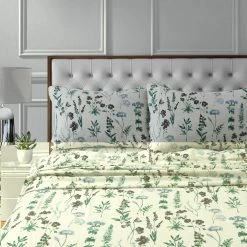 Best Pirce ???? Tribeca Living Fleur Flannel Printed Extra Deep Pocket Sheet Set ????